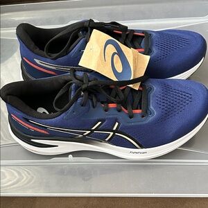 ASICS Men's Athletic Shoes in Blue and Black